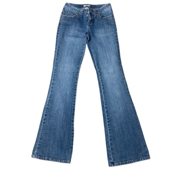 So Wear It Declare It Denim - So Wear It Declare It Flared Jeans Blue Size 3 Tall